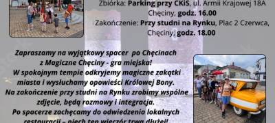 „Nocny spacer z Królową Boną, Biała Dama i Duchy Chęcin”!