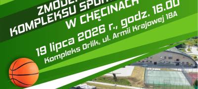 Otwarcie zmodernizowanego kompleksu sportowego "Orlik" w Chęcinach